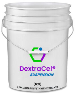 1Kg of Cellulose Nanocrystals as 5-7 wt% DextraCel<sup>®</sup> Suspension (15-20 L)